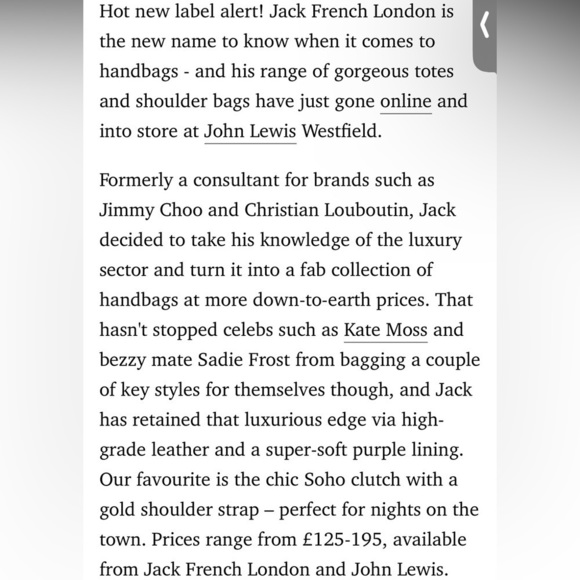 JACK FRENCH LONDON Leather Pebbled crossbody purse - Picture 15 of 15